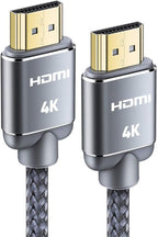 HDMI Cable 10ft (3meter), 4K HDMI Lead-Snowkids 18Gbps HDMI 2.0 Cable 4K@60Hz, 3D Support, Ethernet Function, Video 4K UHD 2160p, HD 1080p, 3D - (Compatible for Fire TV, PS-3/4, for Netfilx)