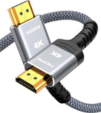 HDMI Cable 3.3 Feet, 4k HDMI 2.0 Cable eARC-Snowkids 18Gbps High Speed HDMI Cord (4K 60Hz 3D Support, Ethernet Function, Video 4K UHD 2160p, HD 1080p for Fire-TV, Net-filx, PS-3/4, ect)