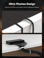 SNOWKIDS Cat 8 LAN Cable 3 m, 40 Gbps LAN Cable High Speed 2000 MHz S/FTP Ethernet Cable Gigabit RJ45 Nylon Braided Gold-Plated Patch Cable for PS/5/4 Router Modem TV Switch Laptop