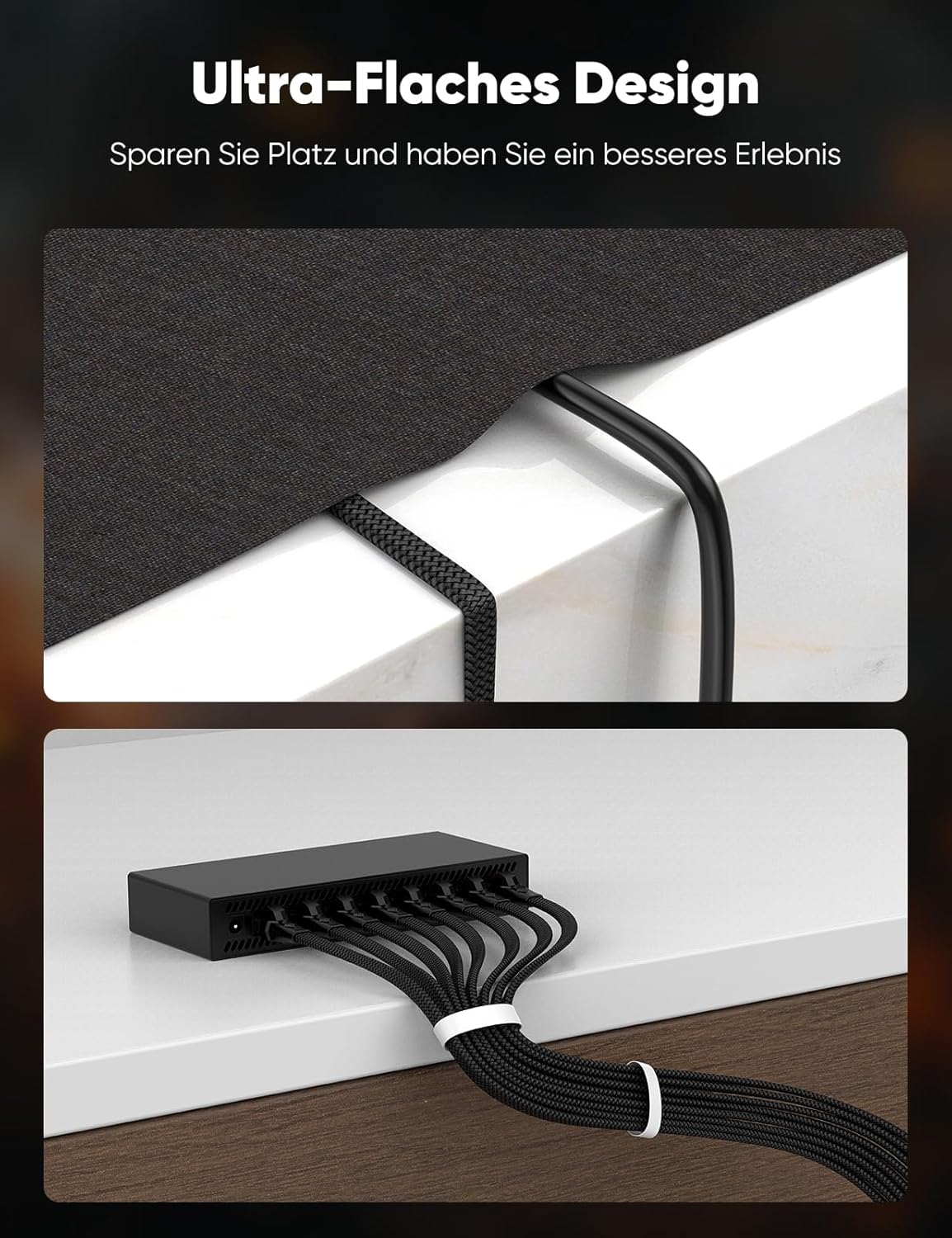 SNOWKIDS Cat 8 LAN Cable 3 m, 40 Gbps LAN Cable High Speed 2000 MHz S/FTP Ethernet Cable Gigabit RJ45 Nylon Braided Gold-Plated Patch Cable for PS/5/4 Router Modem TV Switch Laptop